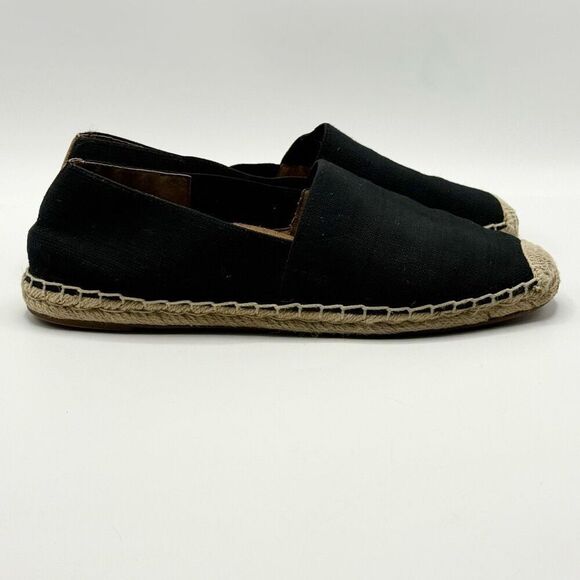 Vionic Valeri Black Espadrille Canvas Slip-On Shoes - Women’s US 9 / EU 41 - Picture 1 of 12